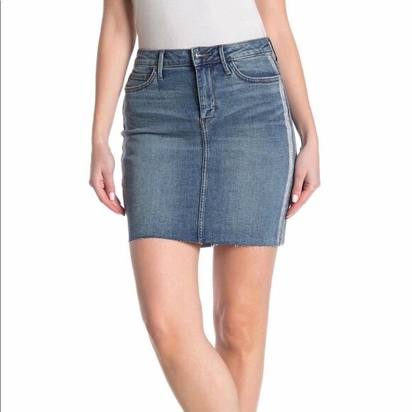 Sam Edelman Jenny Denim MiniSkirt, Size 2/26, - Picture 1 of 5